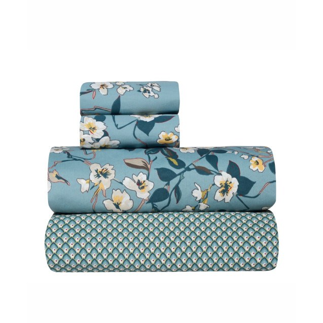 Σετ Σεντόνια Υπέρδιπλα 4 Τεμαχίων Kentia Tesoro...