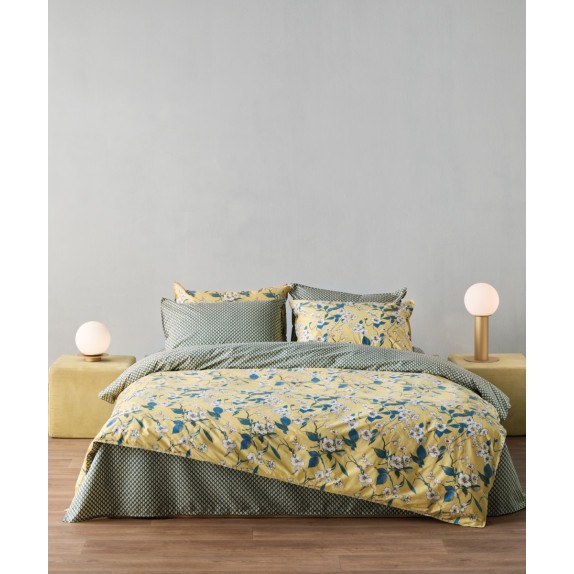 Σετ Παπλωματοθήκη Υπέρδιπλη 3 Τεμαχίων Kentia Tesoro 28...