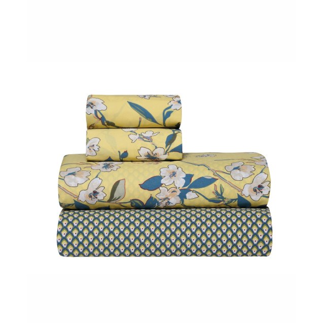 Σετ Σεντόνια Υπέρδιπλα 4 Τεμαχίων Kentia Tesoro...