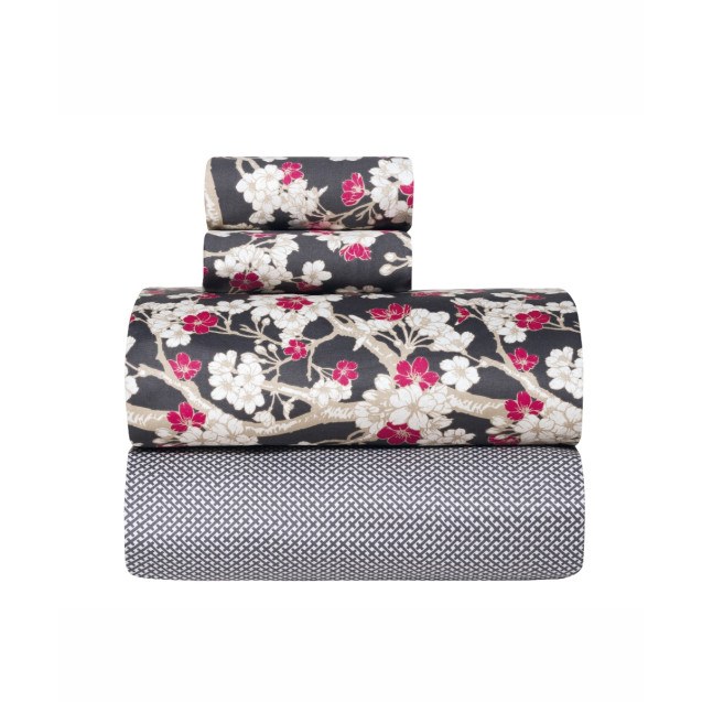 Σετ Σεντόνια King Size 4 Τεμαχίων Kentia Umeko...