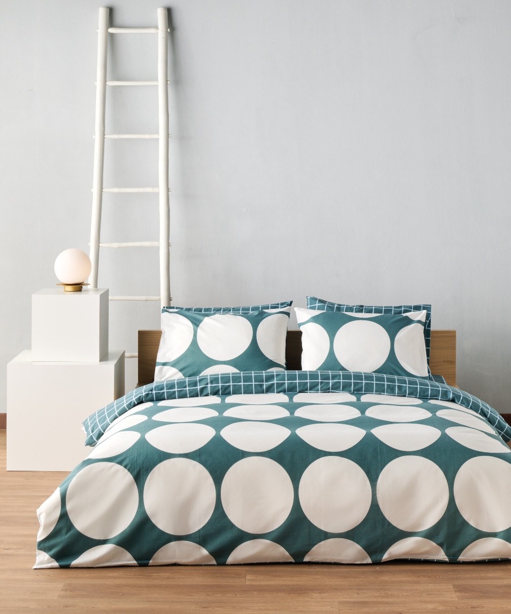 Σετ Παπλωματοθήκη Υπέρδιπλη 3 Τεμαχίων Kentia Valia 07 