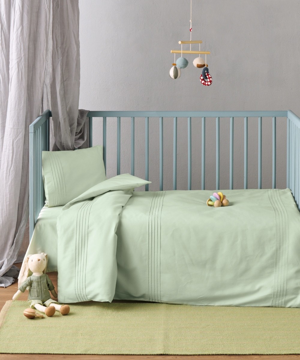 Σετ Παπλωματοθήκη Κούνιας 2 Τεμαχίων Kentia Whisper 10 100x140