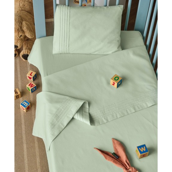 Σετ Σεντόνια Κούνιας 3 Τεμαχίων Kentia Whisper 10 120x170