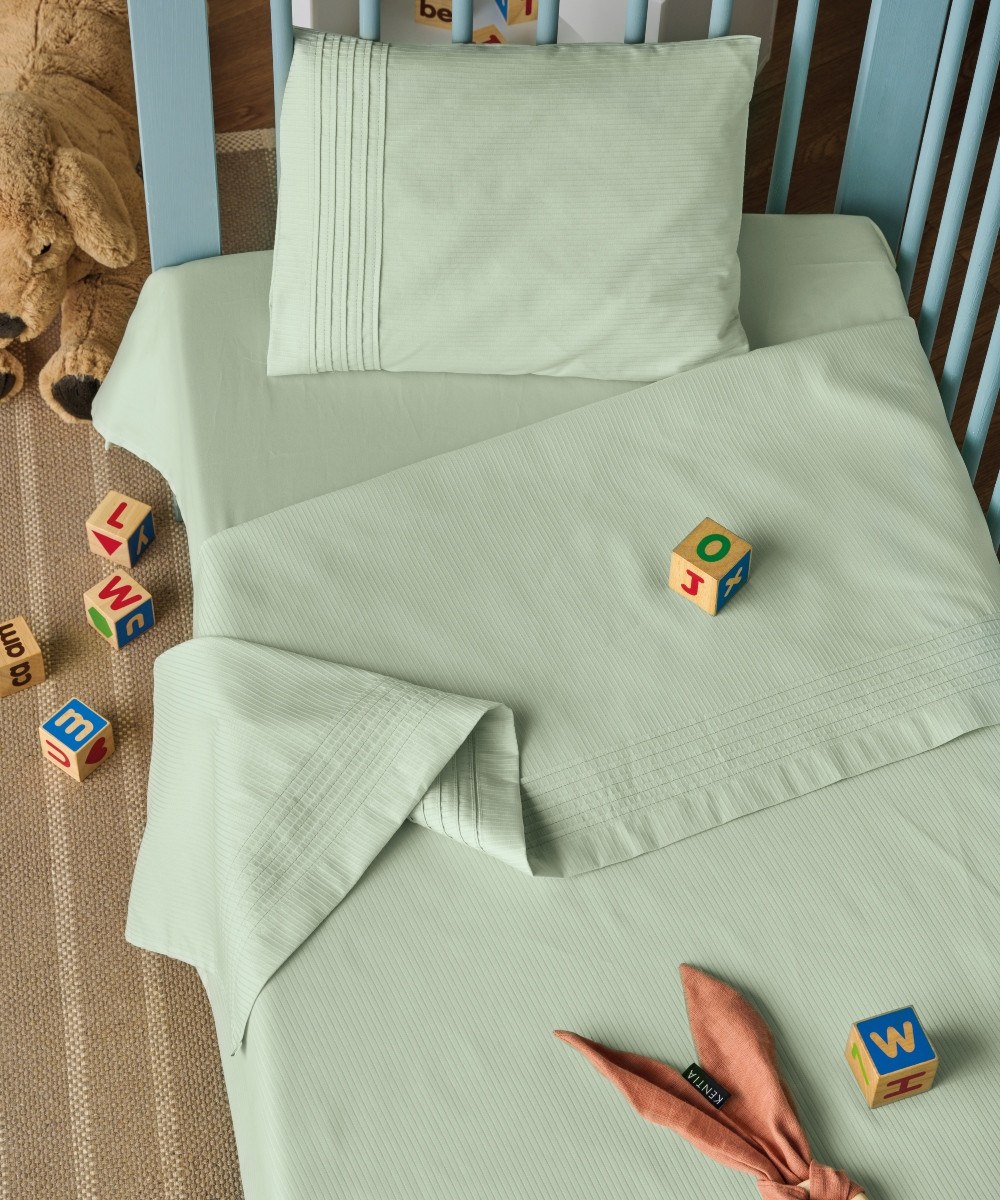 Σετ Σεντόνια Κούνιας 3 Τεμαχίων Kentia Whisper 10 120x170