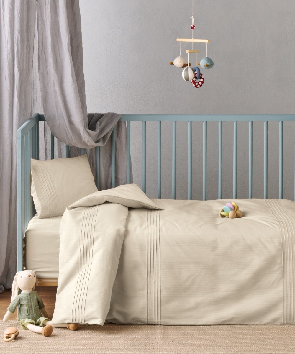 Σετ Παπλωματοθήκη Κούνιας 2 Τεμαχίων Kentia Whisper 12 100x140