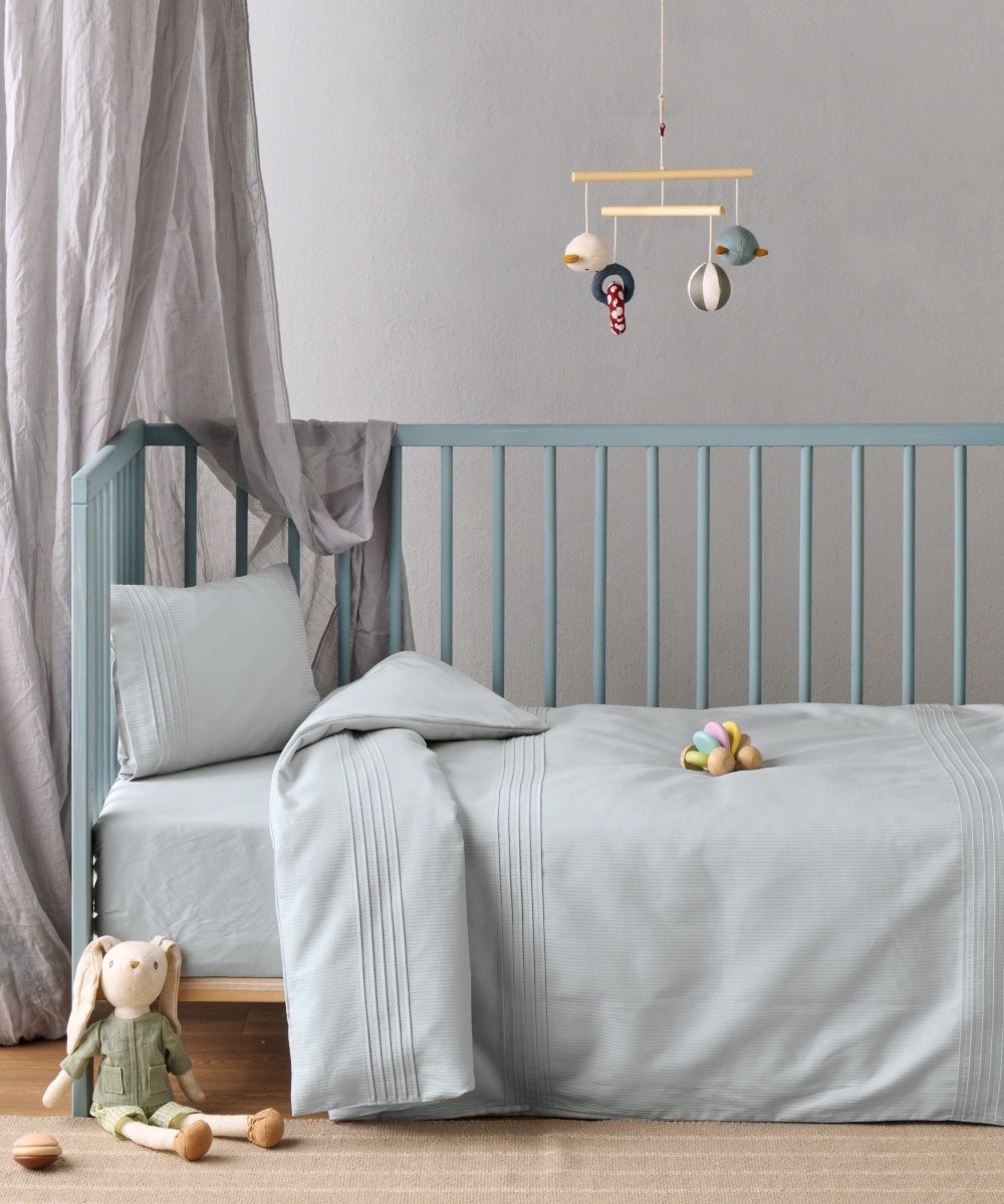 Σετ Παπλωματοθήκη Κούνιας 2 Τεμαχίων Kentia Whisper 22 100x140