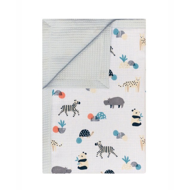 Κουβέρτα Κούνιας kentia Yn 25 Animals A 100x150