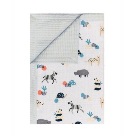 Κουβέρτα Κούνιας kentia Yn 25 Animals A 100x150