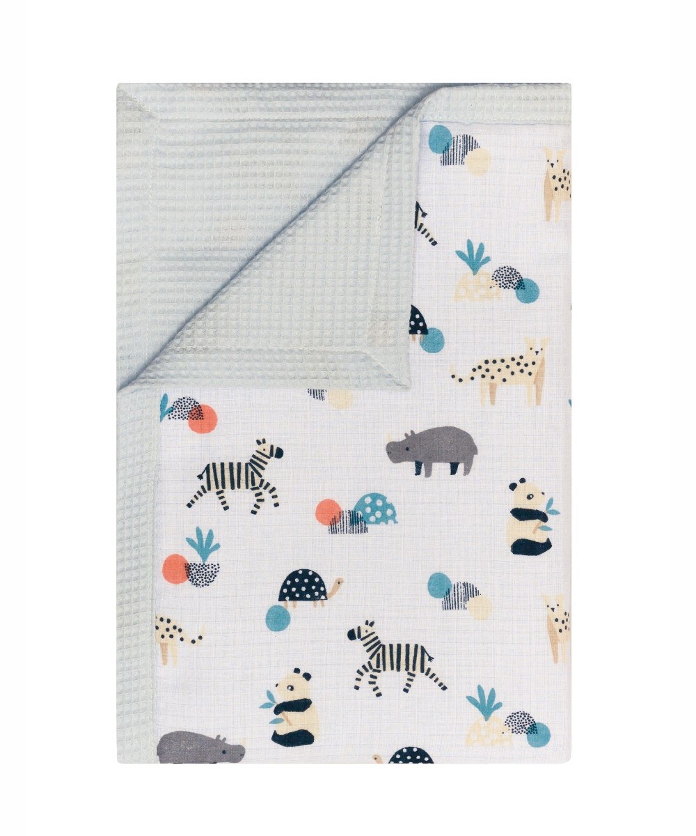 Κουβέρτα Κούνιας kentia Yn 25 Animals A 100x150