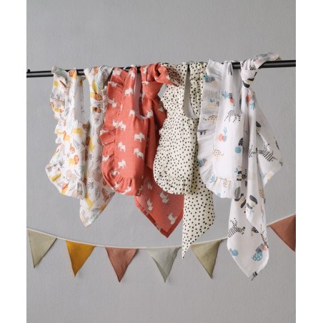 Σετ Σαλιάρες 3 Τεμαχίων Kentia Yn 25 Mnx Elephants 30x37