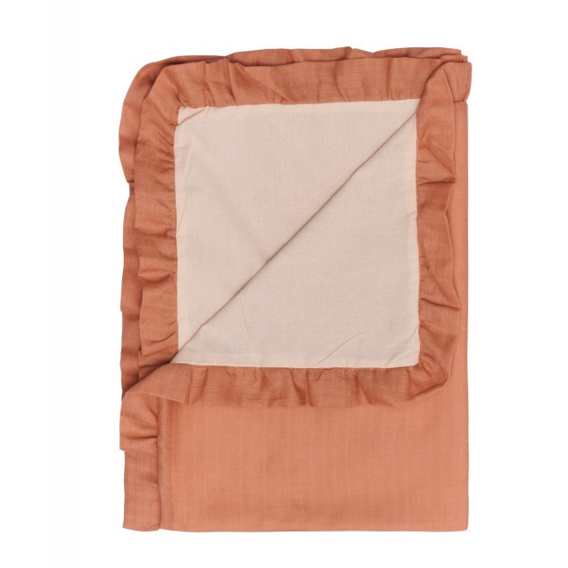 Κουβέρτα Κούνιας kentia Yn 25 Orange 100x150