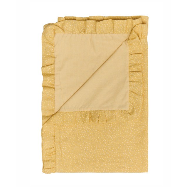 Κουβέρτα Κούνιας kentia Yn 25 Yellow- White...