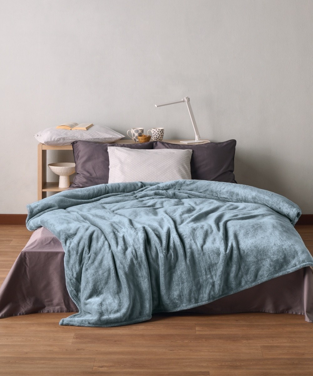 Κουβέρτα Βελουτέ Μονή Kentia Yolanda 19 160x220