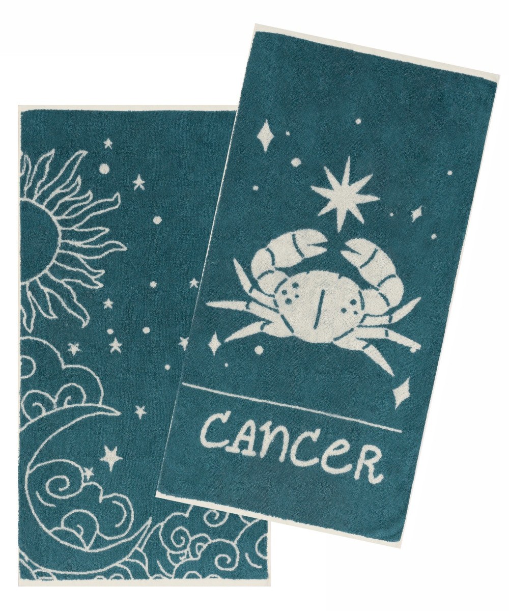 Σετ Πετσέτες Προσώπου 2 Τεμαχίων Kentia Zodiac-Cancer 5