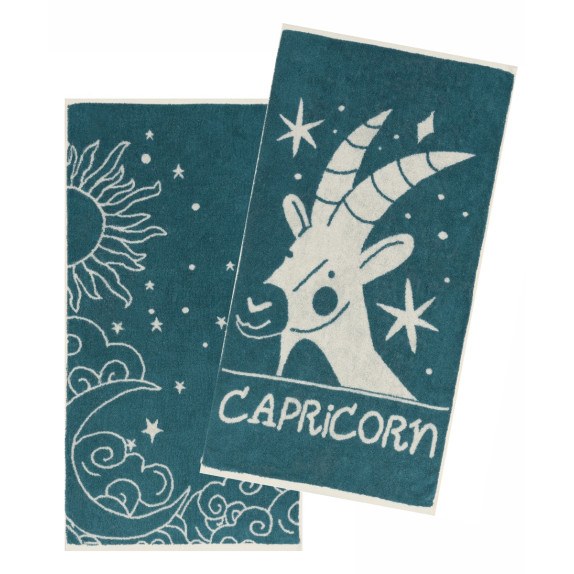 Σετ Πετσέτες Προσώπου 2 Τεμαχίων Kentia Zodiac-Capricorn...