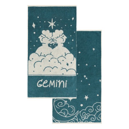 Σετ Πετσέτες Προσώπου 2 Τεμαχίων Kentia Zodiac-Gemini 50x90