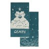 Σετ Πετσέτες Προσώπου 2 Τεμαχίων Kentia Zodiac-Gemini 50x90