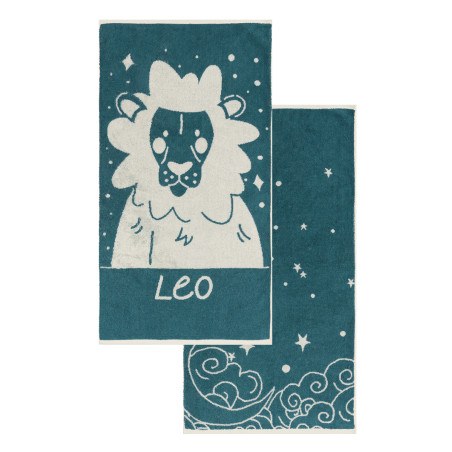 Σετ Πετσέτες Προσώπου 2 Τεμαχίων Kentia Zodiac-Leo 50x90