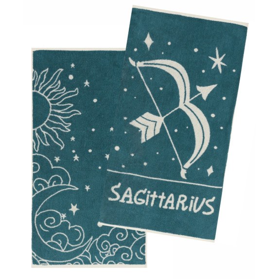 Σετ Πετσέτες Προσώπου 2 Τεμαχίων Kentia Zodiac-Sagitarius...