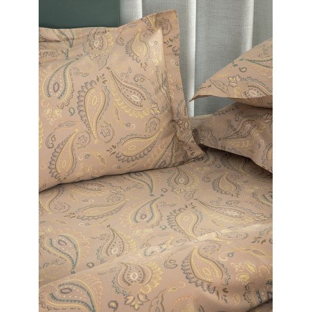 Σετ Παπλωματοθήκη Υπέρδιπλη 3 Τεμαχίων Palamaiki PAL707 Μπεζ 230x250