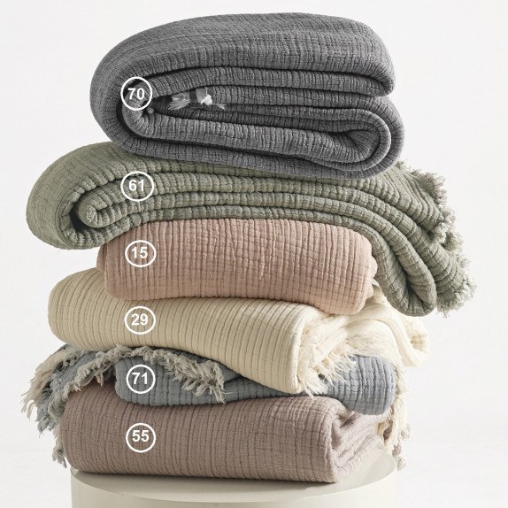 Κουβερλι Βαμβακερη Μουσελινα Υπερδιπλη 240Χ250 Adam Home...