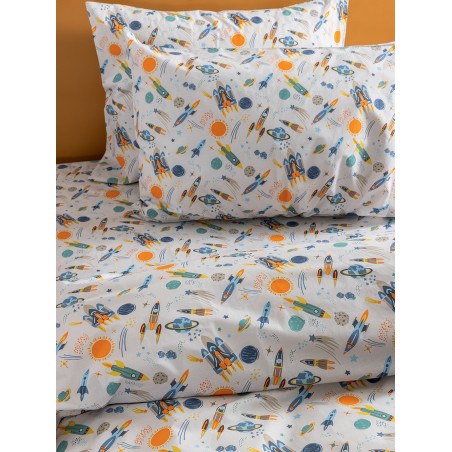 Σετ Παιδικά Σεντόνια Μονά με Λάστιχο 3 Τεμαχίων Palamaiki MK770 110x200+30