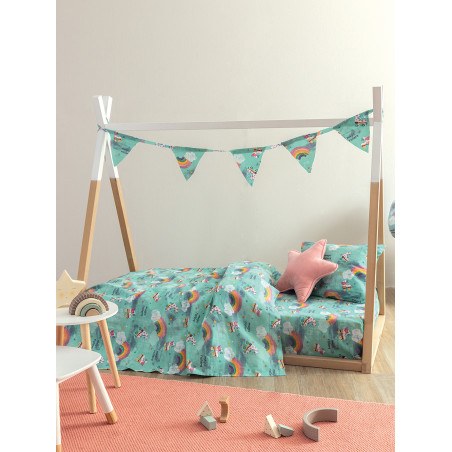 Σετ Παιδικά Σεντόνια Μονά με Λάστιχο 3 Τεμαχίων Palamaiki MK774 110x200+30