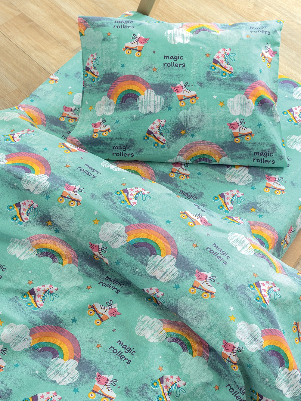 Σετ Σεντόνια Κούνιας 3 Τεμαχίων Palamaiki MK774 75x140+15