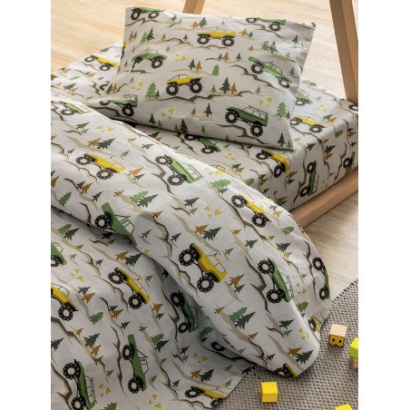 Σετ Σεντόνια Κούνιας 3 Τεμαχίων Palamaiki MK775 75x140+15