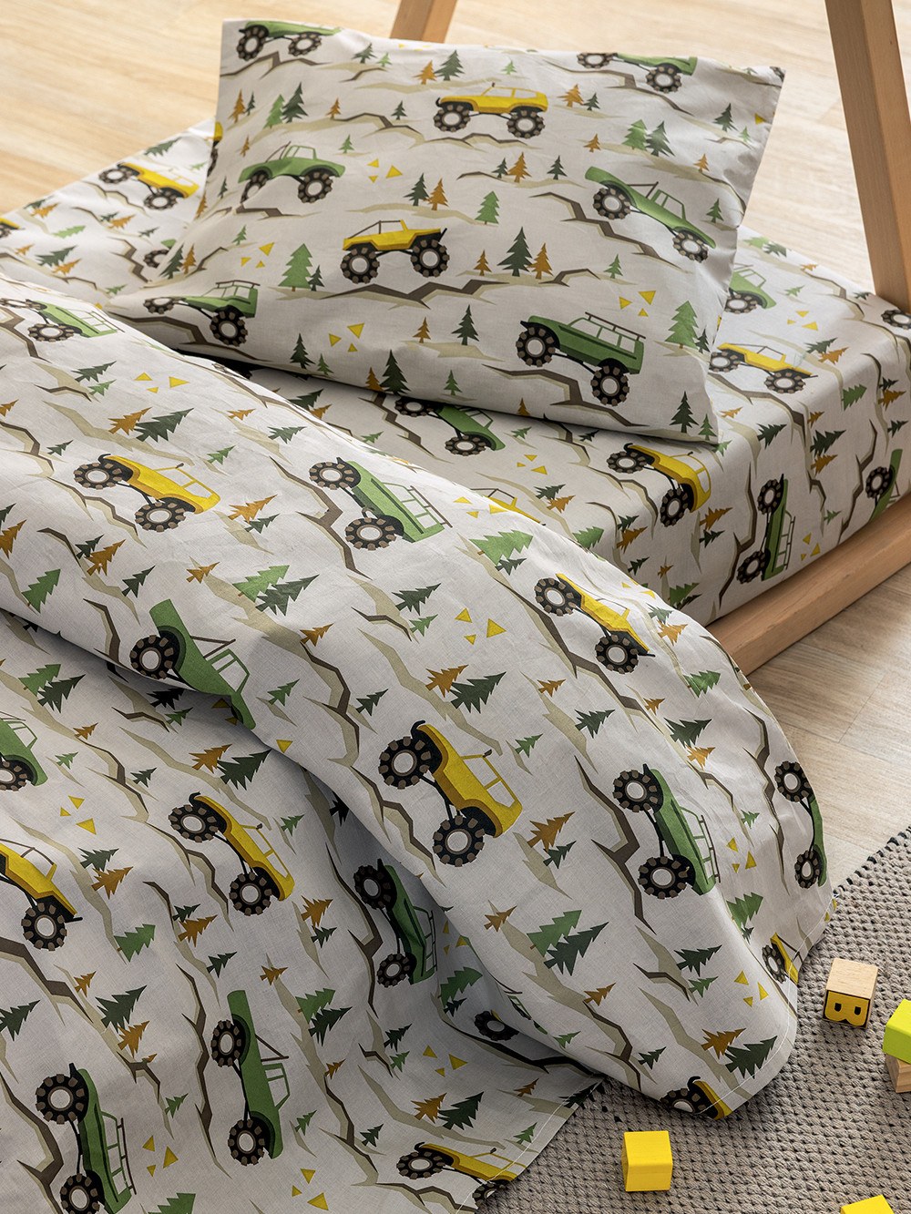 Palamaiki Σετ Σεντόνια Κούνιας 3 Τεμαχίων Palamaiki MK775 75x140+15