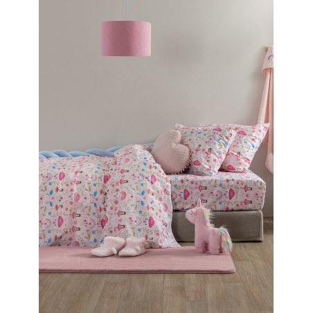 Σετ Σεντόνια Κούνιας 3 Τεμαχίων Palamaiki MK772 75x140+15