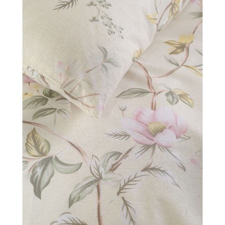 Σετ Σεντόνια King Size 4 Τεμαχίων Rythmos Benetita Εκρου 260x280