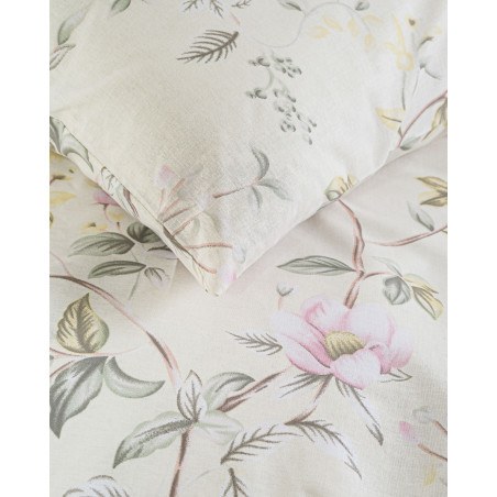 Σετ Σεντόνια King Size 4 Τεμαχίων Rythmos Benetita Εκρου 260x280