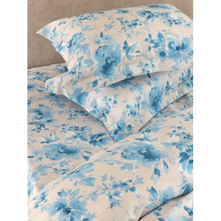 Σετ Σεντόνια King Size 4 Τεμαχίων Palamaiki IS812 Γαλάζιο 285x270