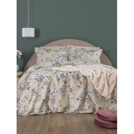 Σετ Σεντόνια Υπέρδιπλα 4 Τεμαχίων Palamaiki IS813 Εμπριμέ 240x270