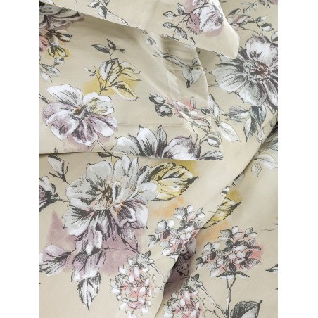 Σετ Σεντόνια Υπέρδιπλα 4 Τεμαχίων Palamaiki IS813 Εμπριμέ 240x270