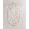 Ταπέτο Μπάνιου Rythmos Oval Γκρι Σκουρο 50x80