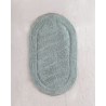Ταπέτο Μπάνιου Rythmos Oval Γκρι Σκουρο 50x80