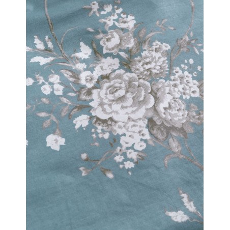 Σετ Παπλωματοθήκη Μονή 2 Τεμαχίων Rythmos Linie Μπλε 160x250