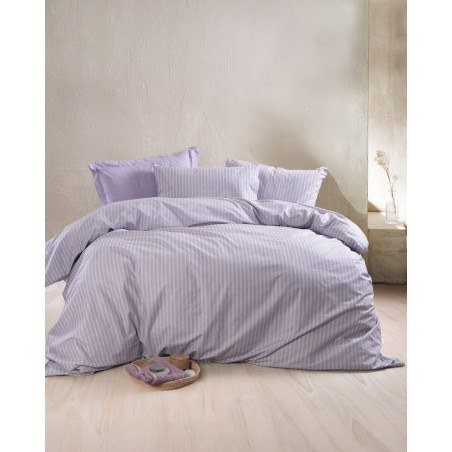 Σετ Σεντόνια King Size 4 Τεμαχίων Rythmos Polene Μοβ 270x290