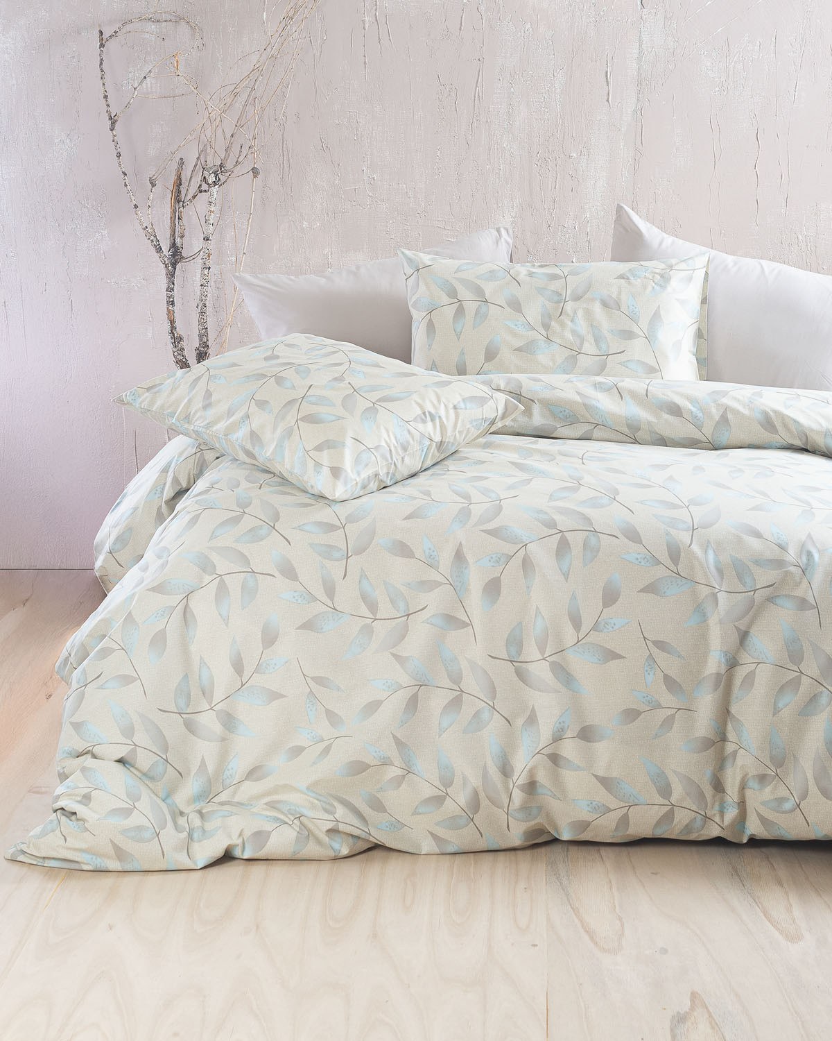 Σετ Σεντόνια Υπέρδιπλα με Λάστιχο 4 Τεμαχίων Rythmos De