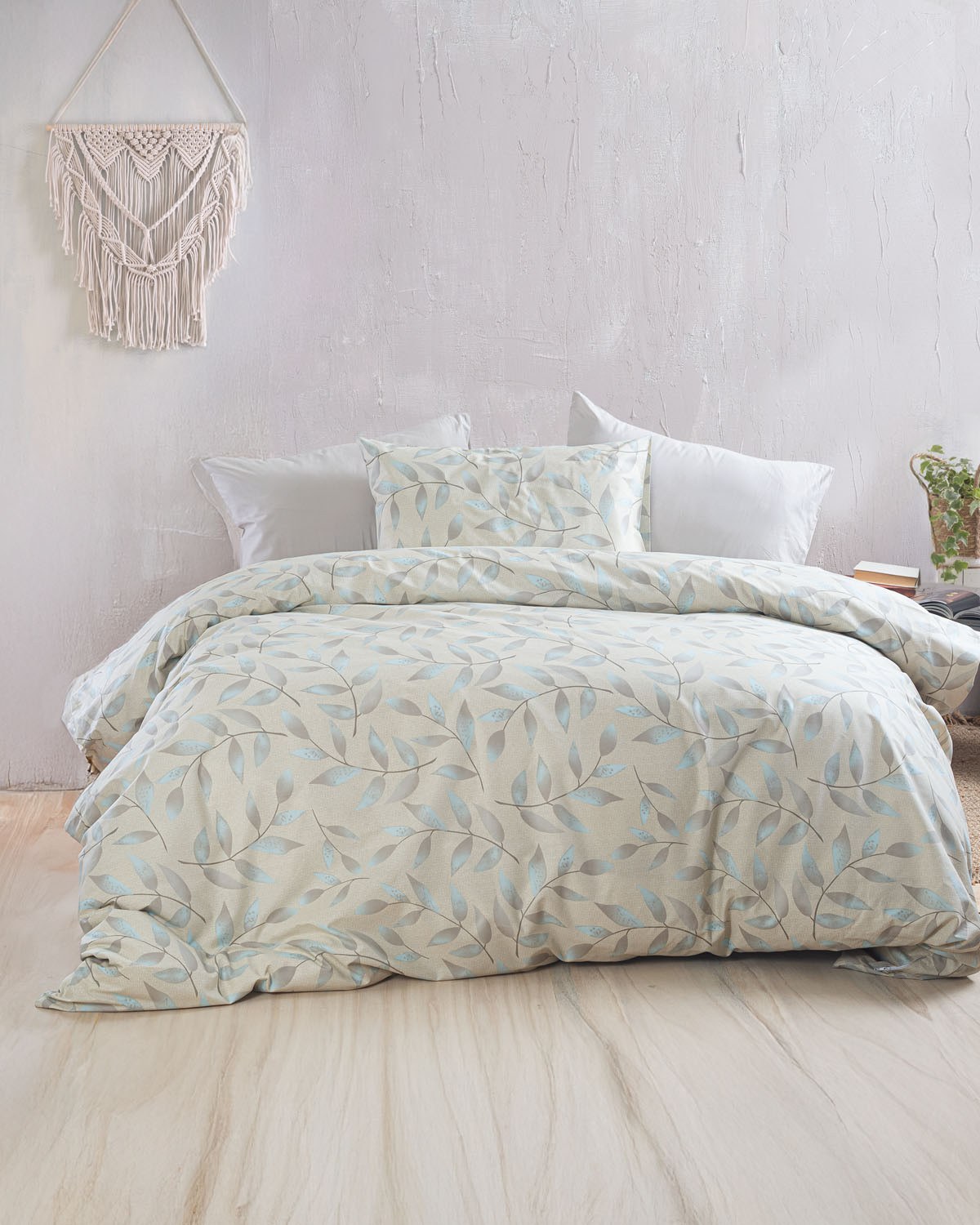 Σετ Παπλωματοθήκη Υπέρδιπλη 3 Τεμαχίων Rythmos Demetra 