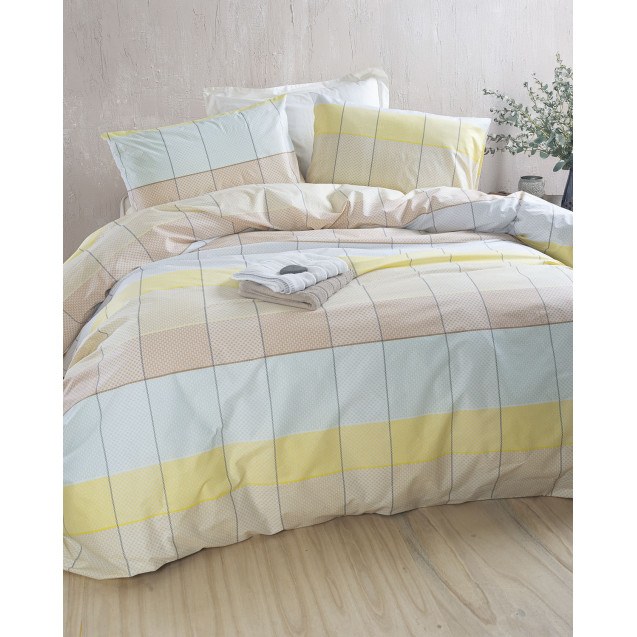 Σετ Παπλωματοθήκη Υπέρδιπλη 3 Τεμαχίων Rythmos...