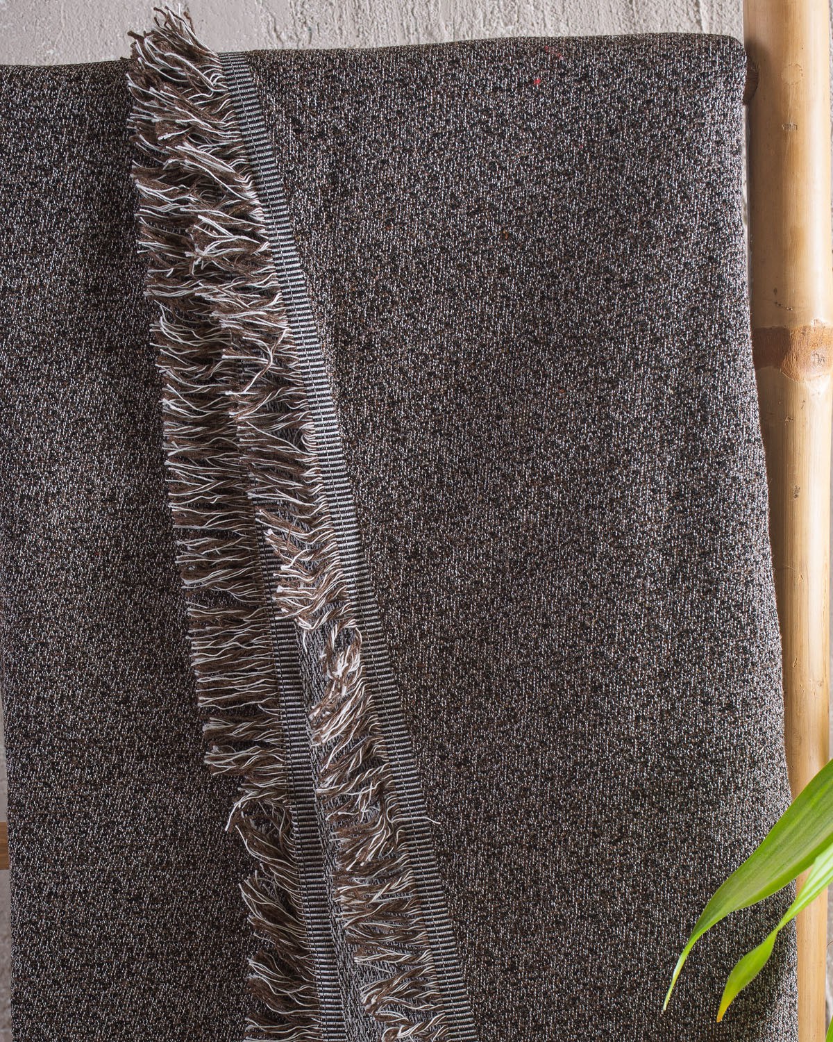 Μαξιλαροθήκη Διακόσμησης Rythmos Cadenza Καφε Μαυρο 40x40