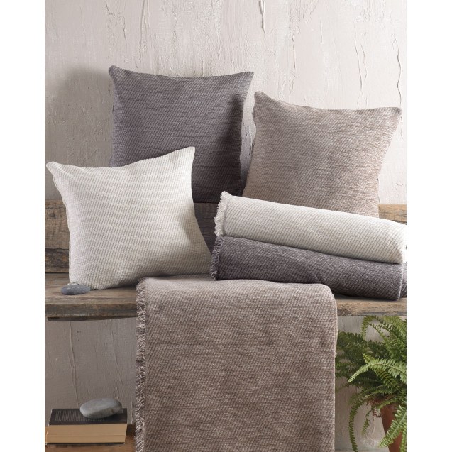 Μαξιλαροθήκη Διακόσμησης Rythmos Charlie Γκρι...