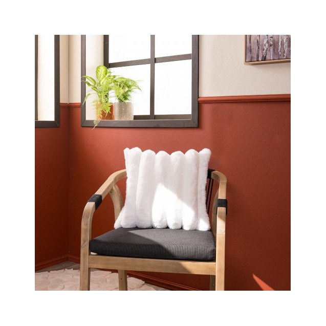 Γούνινη Μαξιλαροθήκη Teoran Wave 01 - 45x45cm