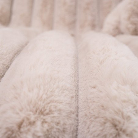 Γούνινη Μαξιλαροθήκη Teoran Wave 02 - 45x45cm με γέμιση