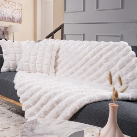 Γούνινο Ριχτάρι Teoran Cube 01 - 127 x 152 cm