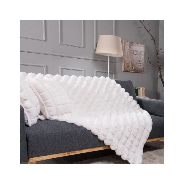 Γούνινο Ριχτάρι Teoran Cube 01 - 127 x 152 cm