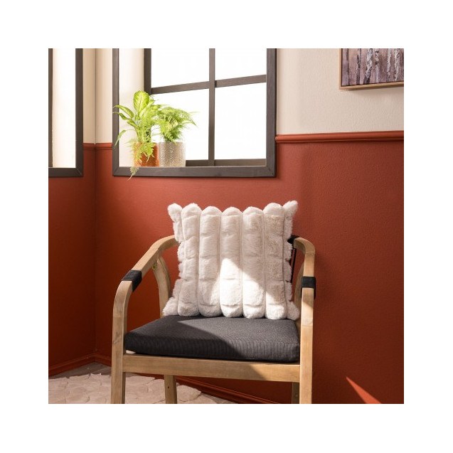 Γούνινη Μαξιλαροθήκη Teoran Cube 02 - 45x45cm